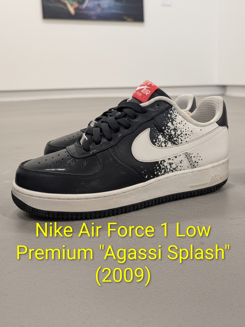Nike Air Force 1 Low Premium "Agassi Splash" (2009) M7.5/W9 EUC